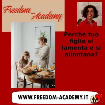 Perché tuo figlio si lamenta e si allontana?